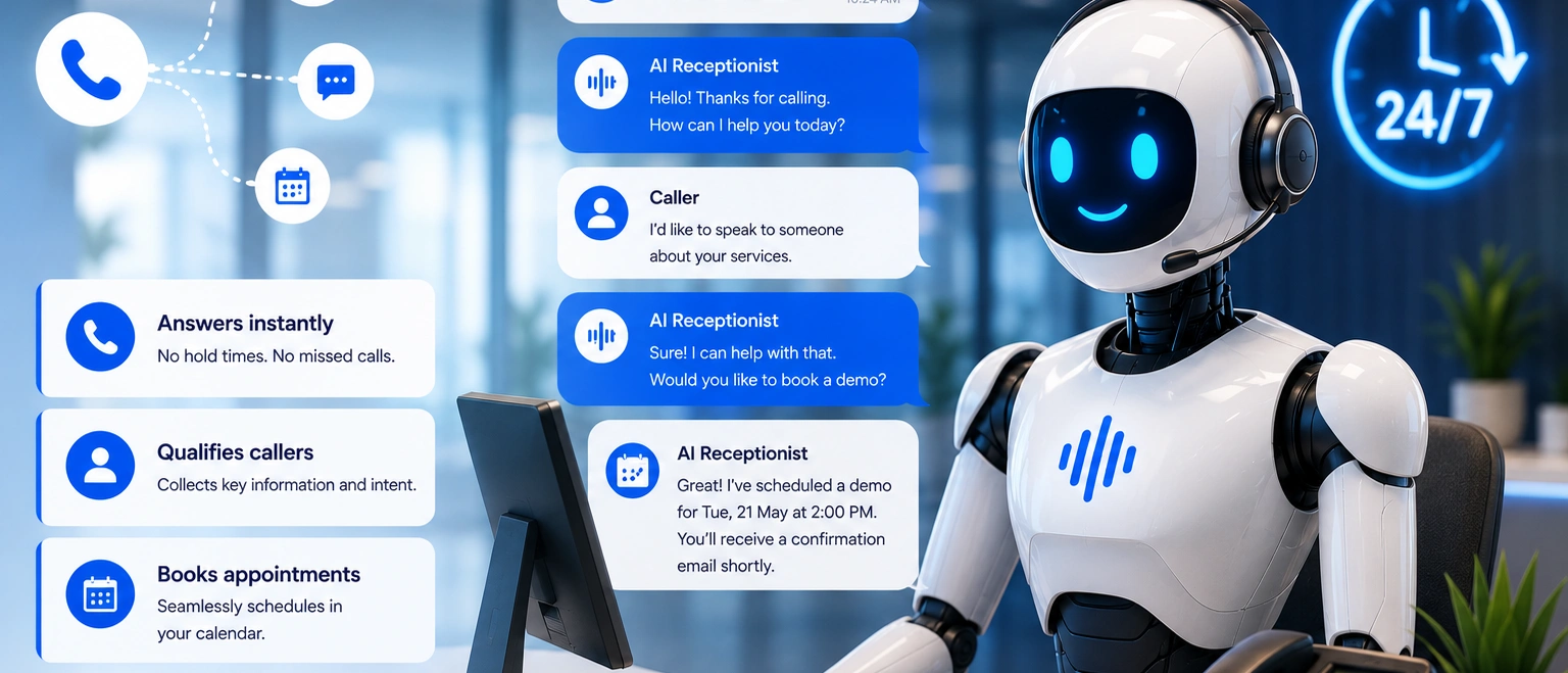 The AI Receptionist: Answer Every Call, Around the Clock